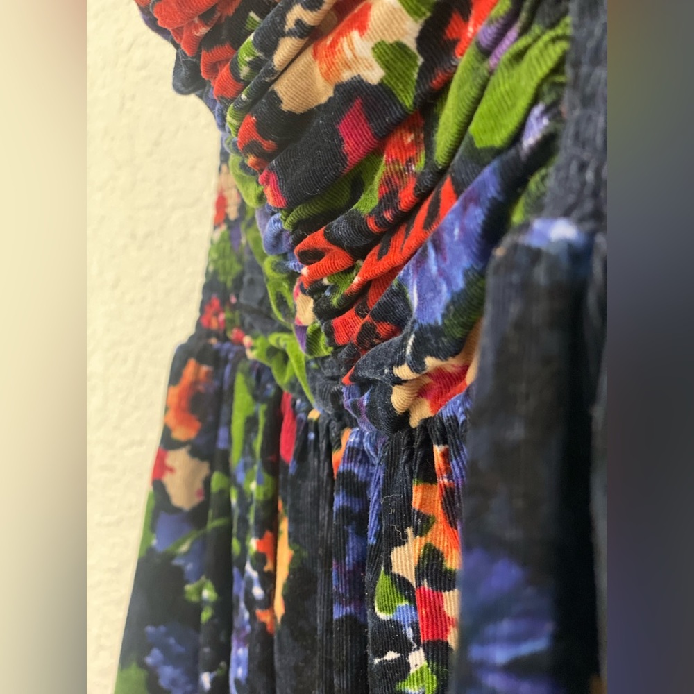 HD in Paris Corduroy Floral Mini Dress - Picture 6 of 9